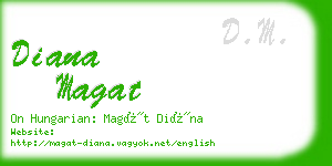 diana magat business card